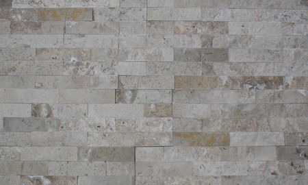 Naturstein Riemchen/Verblender creme-beige dunkel, Typ Travertin